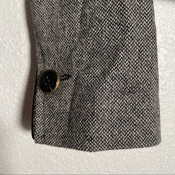 Express Wool Blend Gray Jacket Blazer - Size 4 - Picture 8 of 11